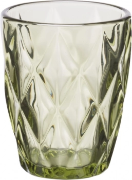 Σετ Ποτήρια Ουίσκι 6τμχ Γυάλινα Kare Green 260ml CRYSPO TRIO 52.703.51