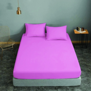 Σεντόνι Μεμονωμένο Polycotton Μονό 160x240εκ. Lilac Komvos Home 7002171-51
