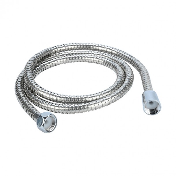 Σπιράλ Ντους Ανοξείδωτο Ασημί 150x1,3x1,3εκ. Estia 02-23836