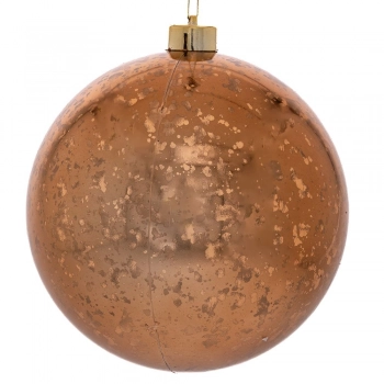 Χριστουγεννιάτικη Μπάλα Πλαστική Αντικέ Χρυσή 15εκ. iliadis 86502