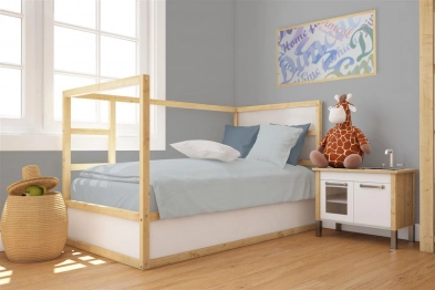 Πάπλωμα Βαμβακερό Κούνιας 120x160εκ. Solid 505 Light Blue-Grey DimCol 31121121005