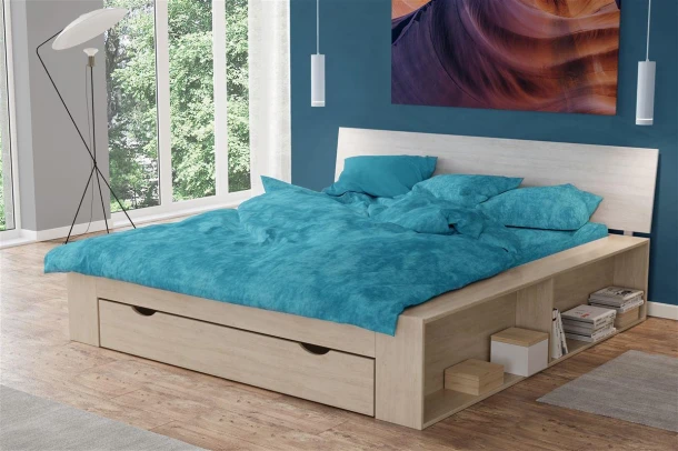 Σετ Σεντόνια Βαμβακερά King 240x270εκ. Premium Shadow 620 Turquoise DimCol