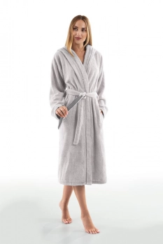 Μπουρνούζι Βαμβακερό Casual Silver Large Guy Laroche