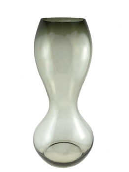 Βάζο Χειροποίητο Φυσητό Γυαλί Γκρι 23x30εκ. Zen Collection 25.43.52118
