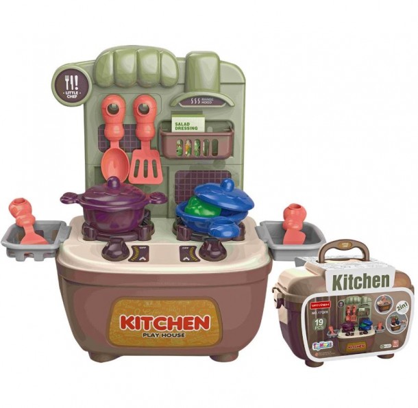 Βαλιτσάκι Κουζίνα 19τμχ 19x13x12εκ. Toy Markt 77-1159