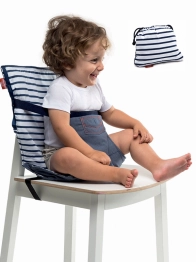 Φορητό Κάθισμα Φαγητού-Βόλτας Pocket Chair Μπλε Ριγέ Baby To Love BTL301293