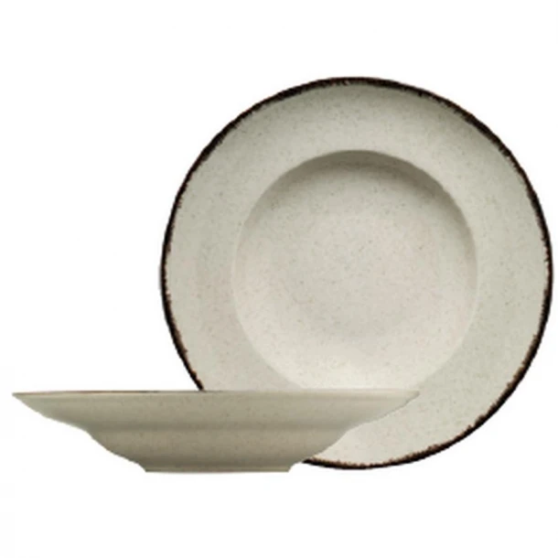 Πιάτο Pasta Πορσελάνης Φ27εκ. Reactive Glaze Colorx-P02 Cinnamon Kutahya Porselen KXOD230279
