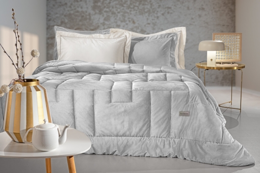 Πάπλωμα Βελουτέ Ημίδιπλο 180x240εκ. Scarlett Perla Guy Laroche