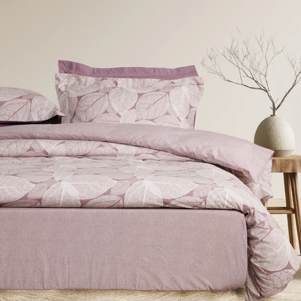 Σετ Παπλωματοθήκη Βαμβακερή Μονή 160x240εκ. Happy 9688 Nude Das Home