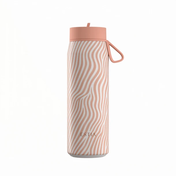 Θερμός Με Καλαμάκι Ανοξείδωτος Soft Ripple Pulse Save The Aegean Estia 500ml 01-42561