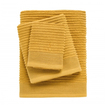 Σετ Πετσέτες 3τμχ Βαμβακερές Daily 0742 Ώχρα Das Home