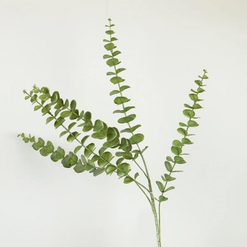 Κλαδί Με Ευκάλυπτο Υφασμάτινο-Πλαστικό 84εκ. Πράσινο ESTHETI 758-12120