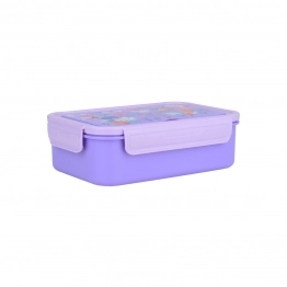 Φαγητοδοχείο Παιδικό 2 Ανοξείδωτων Θέσεων Με Πιρούνι-Κουτάλι-Μαχαίρι 900ml-20x13,2x7εκ. Fairy Tales Save The Aegean Estia 01-34337