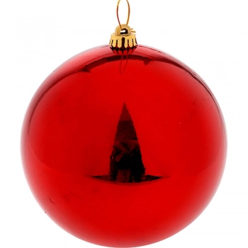 Σετ 24τμχ Χριστουγεννιάτικη Μπάλα Πλαστική Κόκκινη 3εκ. iliadis 72342