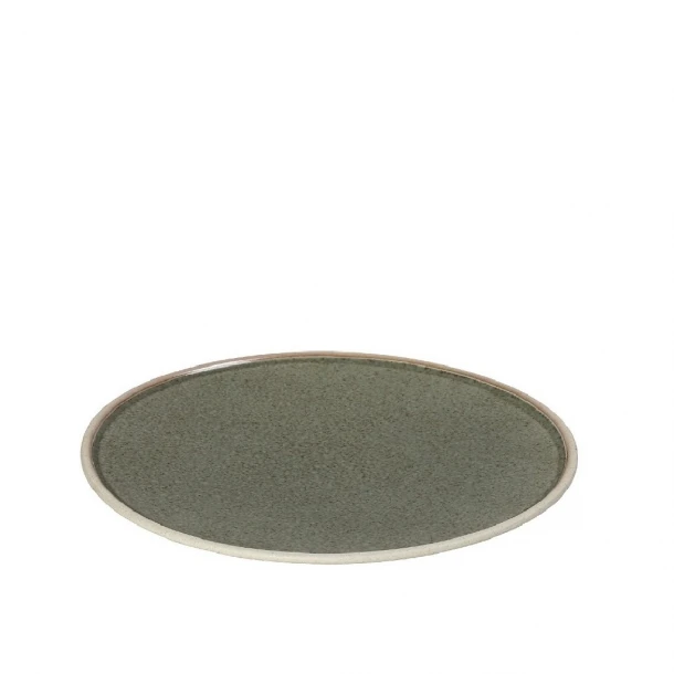 Πιάτο Ρηχό Φαγητού Πορσελάνης Πράσινο ESPIEL 25,5x25,5x2εκ. Olive VRA207K4