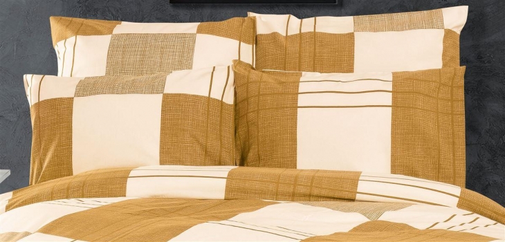 Μαξιλαροθήκη Φάκελος Polycotton 50x70εκ. Κίρκη 437 Golden Beige DimCol