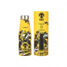 Θερμός-Μπουκάλι Ανοξείδωτο Travel Flask ΑΕΚ BC Edition 500ml-7x7x22,3εκ. Estia 00-27209