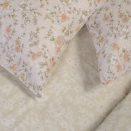 Ζεύγος Μαξιλαροθήκες Βαμβακερές 50x70εκ. Amy Beige Ultra Line Melinen 20003462