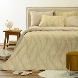Πάπλωμα Βαμβακερό King 240x260εκ. Drift Beige Melinen 20006250