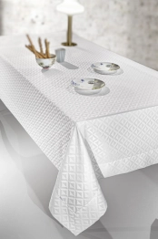 Τραπεζομάντηλο Polyester 160x320εκ. Horizon White Guy Laroche