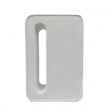 Βάζο Κεραμικό Κρεμ 17x7,5x25,5εκ. ESPIEL MAH109