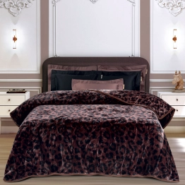 Κουβέρτα Βελουτέ Supersoft Υπέρδιπλη 220x240εκ. Essential 2466 Brown Greenwich Polo Club