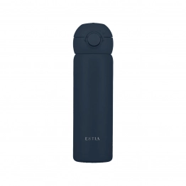 Θερμός Παιδικός Ανοξείδωτος Με Στόμιο Indigo 470ml-7x7x22εκ. Save The Aegean Estia 01-55363