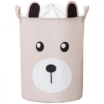 Καλάθι Πολυχρηστικό 35x45εκ/43lt Αρκουδάκι Μπεζ Sipo Premium SIP-BT036