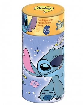Παζλ 60τμχ Stitch Σε Κύλινδρο 26εκ. Disney 69-1897