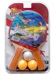 Σετ Ρακέτες Με 3 Μπαλάκια Πινγκ Πονγκ 20x4x32εκ. Toy Markt 71-3620