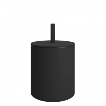 Καλάθι Απορριμμάτων 5lt Ανοξείδωτο Matt Black Pam & Co Φ20x35εκ. 139-403