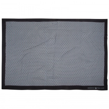 Παρεό Θαλάσσης Rayon 110x180εκ. Essential 4005 Μαύρο-Γκρι Greenwich Polo Club