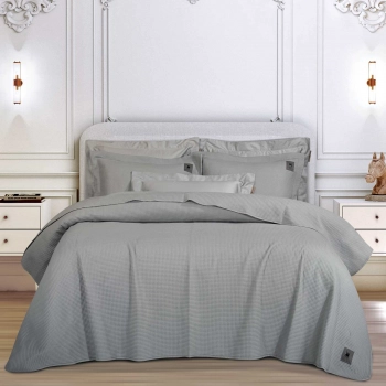 Κουβερλί Microfiber Μονό 160x240εκ. Essential 3496 Grey Greenwich Polo Club