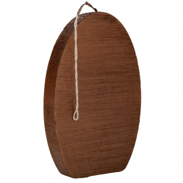 Κερί Αυγό 12x18εκ. Ρουστίκ Μπρονζέ Μεταλλιζέ iliadis 91187