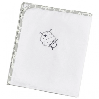 Πάνα Βαμβακερή Bebe 90x90εκ. Sheep Γκρι 30295