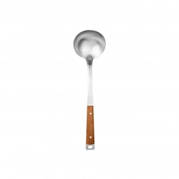 Κουτάλα Βαθιά Ανοξείδωτη-Ξύλινη Allure 9,5x9,5x34εκ. Estia 01-27896