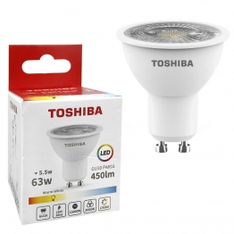 Λάμπα Led GU10 5,5W Θερμό Φως Toshiba 88-453