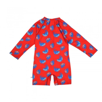 Ολόσωμο Μαγιό Surf Suit 6-12μηνών UPF50 Shark New Zoocchini ZOO12419