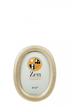 Κορνίζα Polyester Χρυσή Οβάλ 13x18εκ. Zen Collection 26.14.52768