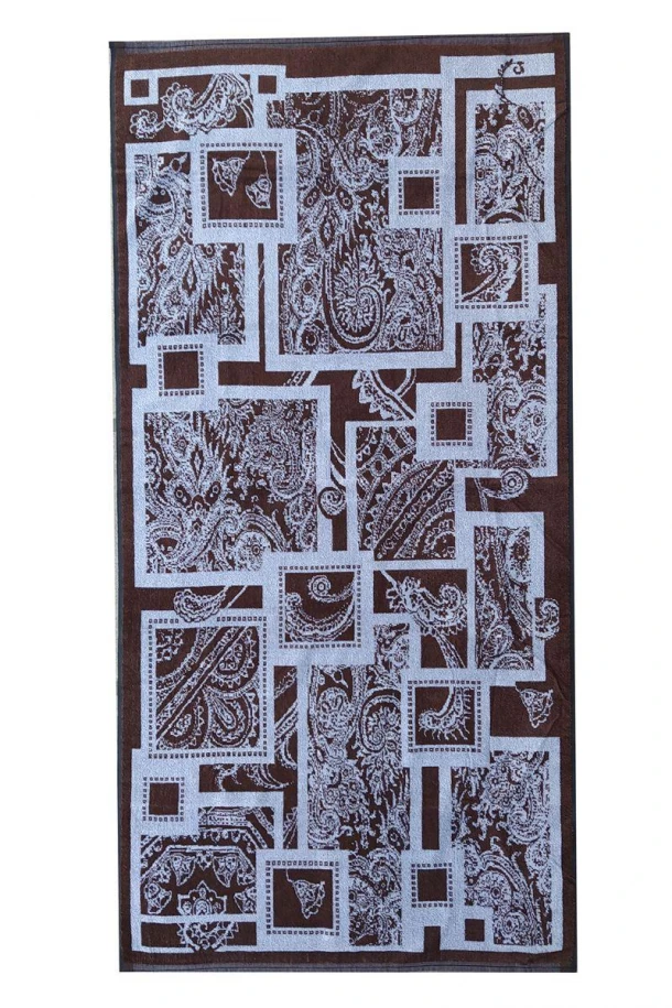 Πετσέτα Θαλάσσης Βελουτέ Ζακάρ 75x150εκ. Ζακάρ Τσέχικη 88 Dimcol