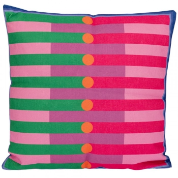 Διακοσμητικό Μαξιλάρι Υφασμάτινο Με Χρωματιστές Ρίγες 43x43εκ. iliadis 90210