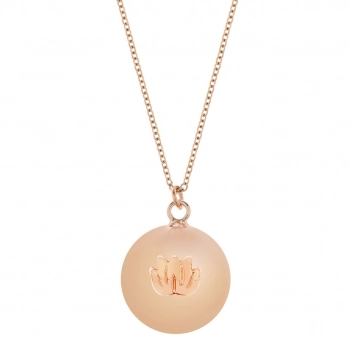 Μενταγιόν Εγκυμοσύνης Bola Willow Λωτός Ροζ-Χρυσό Proudmama PM-597