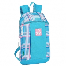 Τσάντα Πλάτης Ανατομική Tartan 22x10x39εκ. Benetton 50-2864
