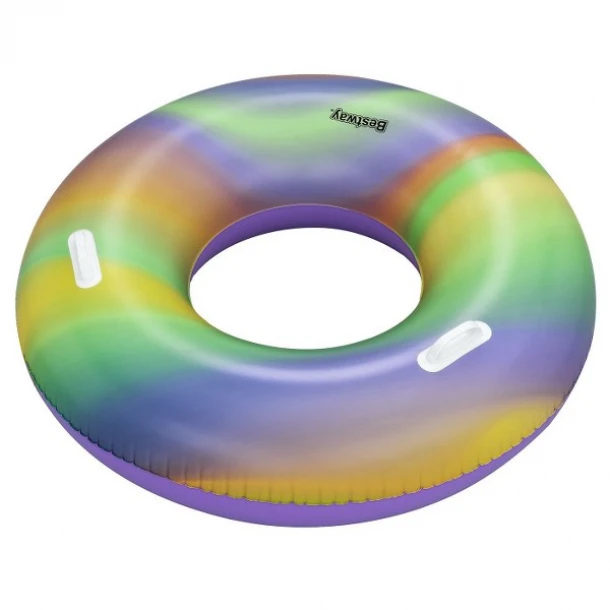 Σωσίβιο Κουλούρα Φουσκωτή Rainbow Φ119εκ. Bestway 42-2651