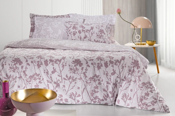 Σετ Σεντόνια Βαμβακερά Υπέρδιπλα Με Λάστιχο 170x200+32εκ. Romance Melanze Guy Laroche