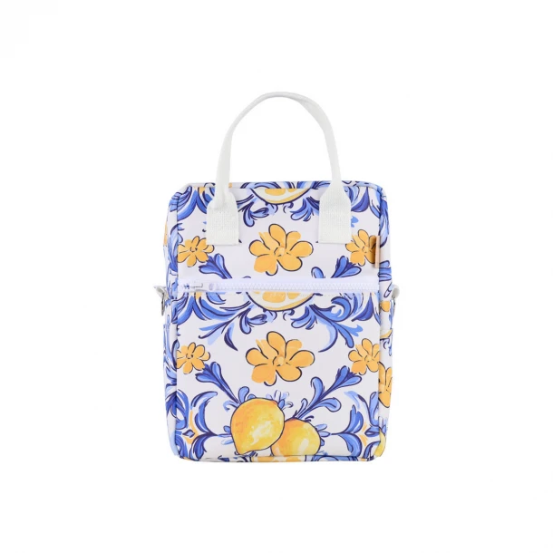 Τσάντα Φαγητού Ισοθερμική PVC Leather Amalfi Coast 7lt-20x14x27εκ. Save The Aegean Estia 01-32975