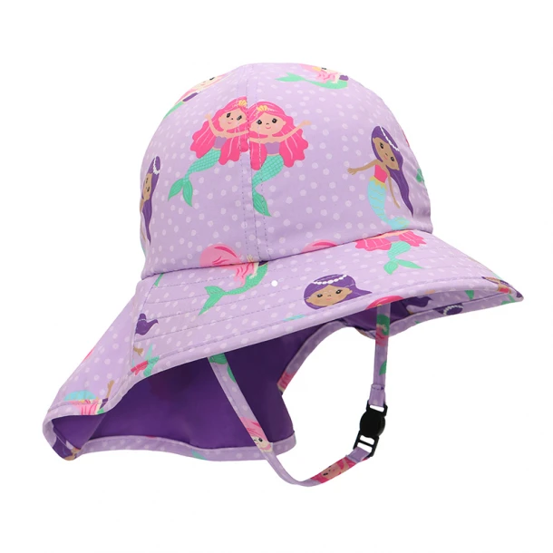 Αντηλιακό Cape Καπέλο 6-24μηνών UPF50 Sunhat Mermaid Zoocchini ZOO15053
