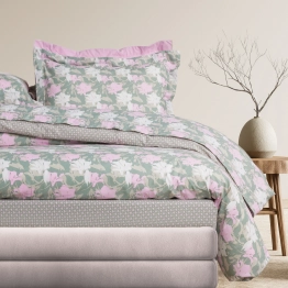 Σετ Σεντόνια Βαμβακερά King 260x280εκ. Daily 3175 Green-Pink Das Home