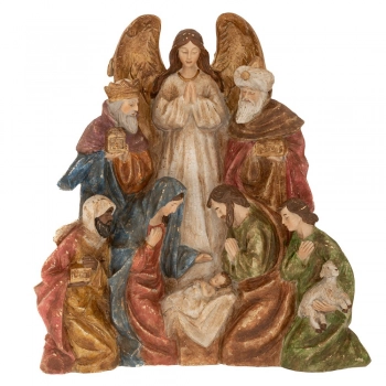 Χριστουγεννιάτικη Φάτνη Polyresin 31,5x12,5x33εκ. iliadis 90706