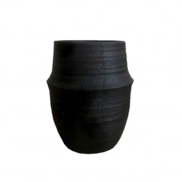 Βάζο Κεραμικό Μαύρο Art Et Lumiere 20x25εκ. 10668